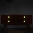 thumbnail image 6 of Flamingo Fluorescent Drawer Pulls - Round 4-Pack Glow-in-the-Dark Knobs for Cabinets, Wardrobes, and Dressers - Kitchen Hardware and Dresser Handles, 6 of 6
