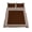Brown, variant on 3 Piece Twin Sheet Set Pink Greek Key Sheets Set for Twin Size Bed, Breathable Soft Microfiber Bed Sheets Cooling Geometric Greece Ancient Farmhouse Geo Fitted Sheet Deep Pocket, Pillowcases