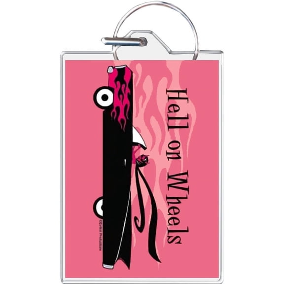 Hell On Wheels Keychain