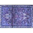 thumbnail image 1 of Ahgly Company Indoor Rectangle Persian Blue Traditional Area Rugs, 8' x 10', 1 of 4