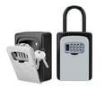 thumbnail image 2 of Key Lock Box Weatherproof 4 Digit Combination Password Key Storage Security Lock Box Indoor Outdoor Key Safe Lock Box ,Easy to Use, 2 of 7