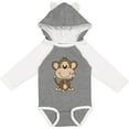 thumbnail image 3 of Inktastic Monkey Boys or Girls Long Sleeve Baby Bodysuit, 3 of 5