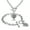 Silver, variant on Tioneer Stainless Steel Letter D Initial Floral Box Monogram Engraved Heart Charm Bracelet, Necklace, or Set