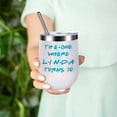 thumbnail image 5 of Personalized Birthday Wine Cup Gifts with Names Ages for Women Mom Daughter Aunt Sister Grandma Nana Gigi 12oz Custom Birthday Wine Tumbler with Lid Straw Bday Presents for Friends Female, 5 of 5