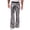 Silver, variant on Men's Sequin Flared Trousers Shiny Hip-Hop Disco Pants Elastic Waist Retro Wide Leg Pants for Stage Performance Night Club Bar Dance