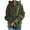 Army Green, variant on Women Hooded Sweatshirt Plus Size Solid Color Hoodie Zipper Long Sleeve Sweatshirts Long Coats With Pockets
