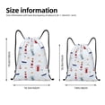thumbnail image 4 of Kdxio Nautical Lighthouse Sailboat Print Drawstring Backpack Bag,Waterproof Draw String Back Sack, Gym Drawstring Bags Swim Bag For Unisex, 4 of 9