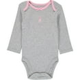 thumbnail image 4 of Wan-A-Beez Baby Boy and Baby Girls 0-24 Months 4-Pack Long Sleeve Bodysuits, 4 of 5