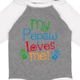 thumbnail image 4 of Inktastic My Pepaw Loves Me Grandchild Boys or Girls Long Sleeve Baby Bodysuit, 4 of 5