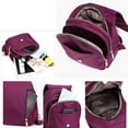 thumbnail image 3 of Fashion Women Nylon Waterproof Large Capacity Student Backpack Travel Couple Bag, 3 of 4