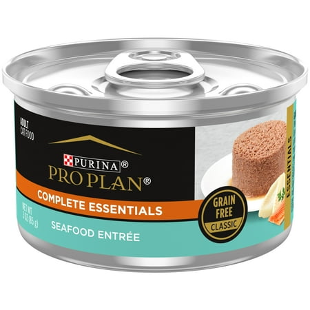 UPC: 0038100186270 | Purina Pro Plan Seafood Entree Wet Cat Food Grain-Free 3 oz Cans (24 Pack)
