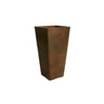 thumbnail image 2 of Algreen Products 47733 13 x 25 in. Acerra Planter, Square Taper - Rust, 2 of 2