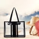 thumbnail image 1 of Bolsa de bolsas de playa transparente para la playa Bolsa impermeable, para el picnic de vacaciones en la piscina de viajes en la, 1 of 8