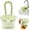 Green, variant on Hanging Sink Drain Basket for Kitchen, Multifunctional Hanging Sink Strainer Basket with Press-to-Dump Bottom, Adjustable Faucet Sink Drain Basket for Food Scraps, Noodles & Vegetables (Pink)