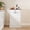 White, variant on Portable Wardrobe Closet Storage Organizer for Clothes, Cream White Plastic Clothes Dresser with Magnetic Doors, 4 Cubes & Hanging Rod, 10 Hangers, Baby Storage Cabinet for Small Spaces