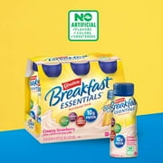 Carnation Breakfast Essentials Ready-to-Drink, Creamy Strawberry, 8 Ounce Bottle (Pack of 24) (Packaging May Vary)