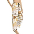 thumbnail image 2 of Xecao Cute Bee Gnome Women's Straight Lounge Pajama Pants: The Epitome of Relaxed Sleepwear, 2 of 9