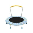 thumbnail image 2 of 36" Mini Trampoline for Kids with Handle, Toddler Trampoline, Exercise Rebounder with Foam Handle, Indoor Trampoline, Kids Mini Trampoline, Small Rebounder Trampoline for Indoor and Outdoor Use, 2 of 6