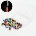 200Pcs/100Pcs Fishing Lure Beads Fish Eye Fishing Beads Hard Plastic
