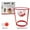 As Show, variant on Portable Basketball Hoop & Backboard Set for Kids & Adults - ABS Durable Indoor/Outdoor Shooting Game Toy - Enhance Physical Fitness & Parent-Child Interaction - 30x25cm Toss Challenge Fun