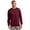 Cardinal Red, variant on Port & Co Adult Male Men Plain Long Sleeves Sweatshirt Dark Green X-Large Tall