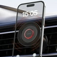 thumbnail image 5 of lanema Universal Car Air Vent Phone Mount Stand Space Saving Rack For Phone 15 14 13 12, 5 of 15