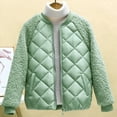thumbnail image 2 of AherBiu Plus Size Womens Jacket Trendy Causal Full Zip Coat Winter Warm Fleece Patchwork Jackets with Hood, 2 of 4
