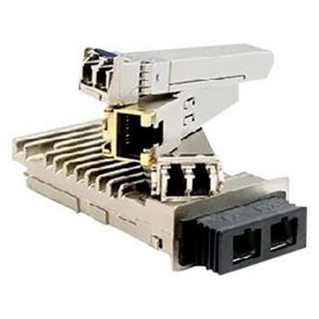 UPC: 0821455841532 | AddOn – SFP+ transceiver module (equivalent to: QLogic SFP10E-FN-CK) – 10 GigE – 10GBase-SR – LC multi-mode – up to 1310 ft – 850 nm – TAA Compliant