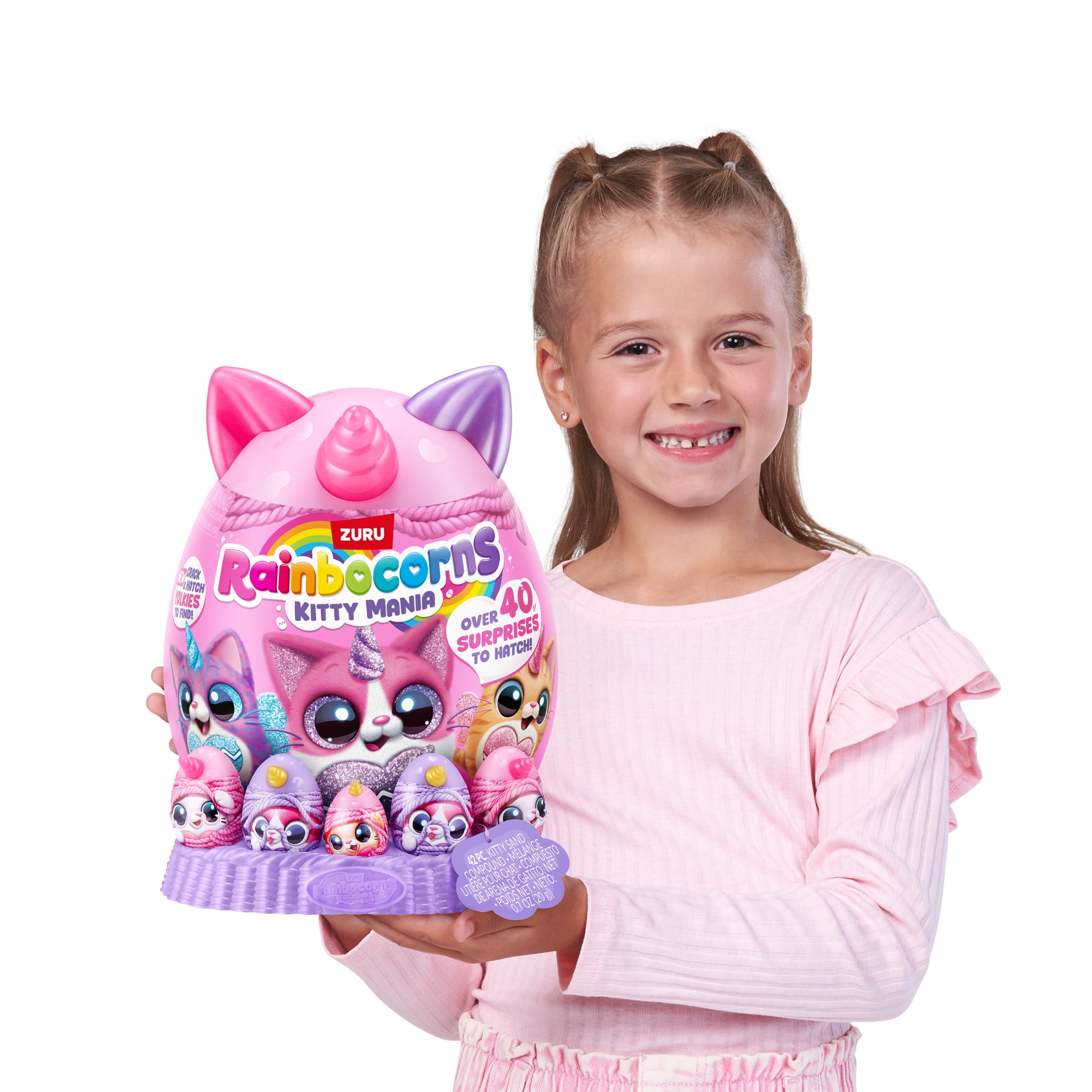 Rainbocorns Kitty Mania by ZURU, Plush Toy for Girls
