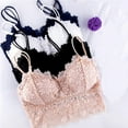 5 Pack Padded Bralettes for Women Sexy, Lace Bralettes for Women, Bandeau Bras for Women Girls