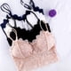 thumbnail image 3 of 5 piezas de bralettes de encaje para mujer, sujetador tipo bralette con relleno y bandeau de encaje, 3 of 6