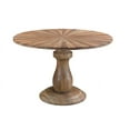 thumbnail image 2 of HomeRoots 521867 47 in. Brown Solid Wood Starburst Dining Table, 2 of 3