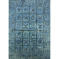 thumbnail image 1 of Ahgly Company Machine Washable Indoor Rectangle Industrial Modern Greenish Blue Green Area Rugs, 7' x 10', 1 of 7