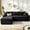 Black, variant on Aukfa Cloud Sectional Boneless Couch Modular L-Shaped Sofa for Living Room, 2 Side Pockets, Oversized Left Chaise, Corduroy, Black