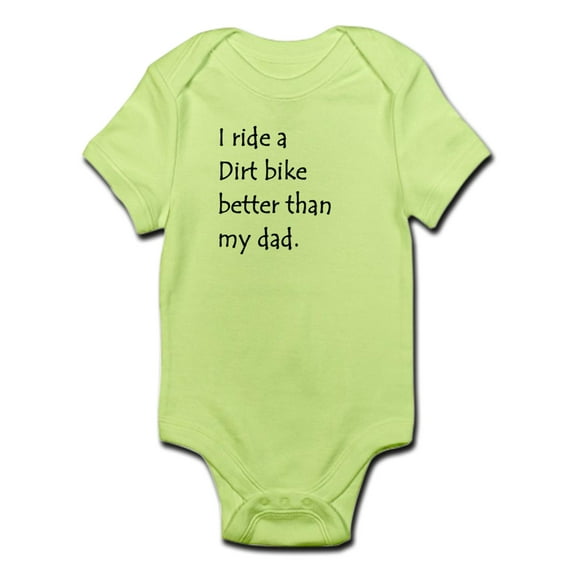 CafePress - Dirtbike - Baby Light Bodysuit