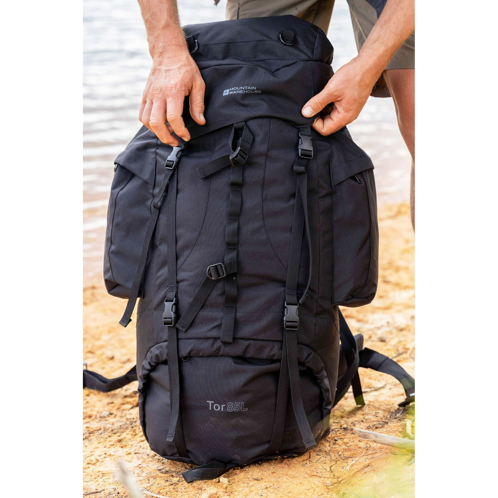 Mountain Warehouse Tor 85 Litre Backpack Black Size ONE