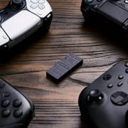 8BitDo USB Wireless Controller Adapter 2 Converter Dongle for Switch/Switch OLED,Steam Deck,Windows,MacOS,Raspberry Pi,PS5/PS4/PS3 Controller,Xbox Series X/S,Xbox One Bluetooth Controller, OTG Cable