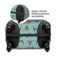 thumbnail image 4 of Daiia Dachshund Dog Puppy Luggage Cover, Thickened Washable Travel Luggage Covers, Elastic Unique Baggage Covers for 18-20 inch Luggage-Small, 4 of 9