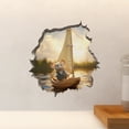 thumbnail image 4 of Sailboat Mouse in Mouse Hole Decal - Mouse Hole 3D Wall Sticker, 4 of 5