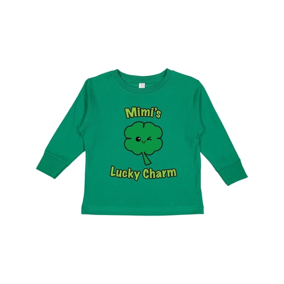 Inktastic Mimi's Lucky Charm Boys or Girls Long Sleeve Toddler T-Shirt