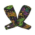thumbnail image 2 of Bingfone Farmers Gardening Sleeves Sun Protection Arm Cooling Sleeves For Women Men With Thumb Hole - Mardi Gras Surface, 2 of 8