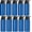 Blue, variant on 20oz Reusable Aluminum Water Bottle with Snap Lid, Leak Proof Metal Sports Bottle for Travel Camping Gym Hiking Fishing, Personalized Bulk 10 Pack (Black)