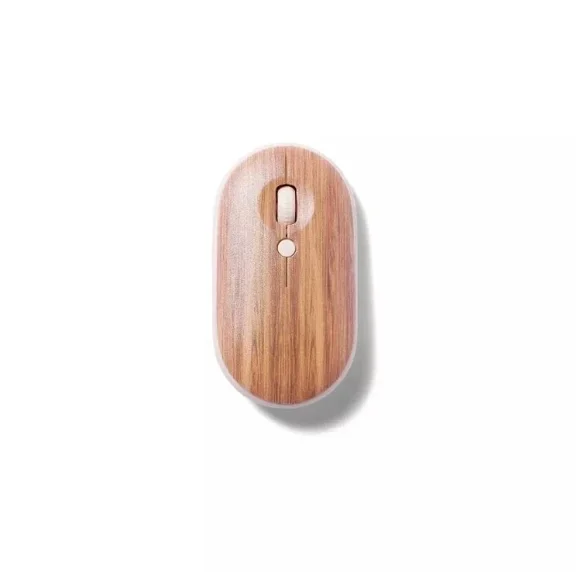 Natural Wood Vivitar Wireless Computer Mouse (New In Pack)