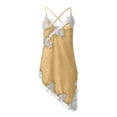 thumbnail image 4 of Elegant Silk Camisole with Lace Trim Long Sleeveless Tank Top for Comfortable Nightwear and Layering Tops for Men Fashion Women Dresses 80's Tops for Women, 4 of 4