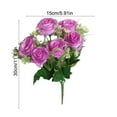 thumbnail image 3 of Artificial Silk Flower Bouquet for Home Decor - Realistic Simulation Arrangements for Weddings, Parties, and Events, 3 of 7