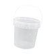 thumbnail image 2 of Cubo de pintura, cubo de pintura, cubo de agua portátil de 5 l, contenedor de almacenamiento de alimentos con asa Claro, 2 of 9
