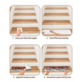 thumbnail image 6 of Christmas Snowman Stair Treads for Wooden Steps Indoor Runner Rug Carpet, Red Black Plaid Xmas Tree Snowflake 15 Pieces Peel and Stick Staircase Step Treads Covers Washable Throw Door Mats, 30"x8", 6 of 7