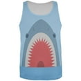 thumbnail image 1 of Cute Fun Shark Attack All Over Mens Tank Top Multi 3X-LG, 1 of 1