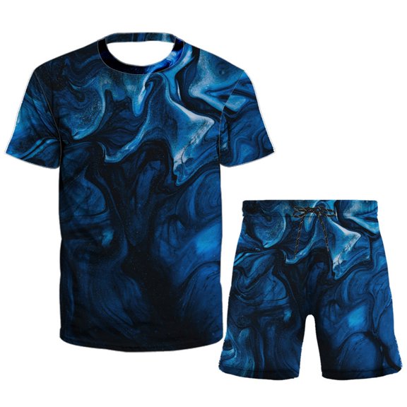 Vedolay Short Sets Men 2 Piece Outfits for Men Shorts Set Casual Suit Sportswear Summer Tracksuit,Khaki 3XL