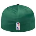 thumbnail image 4 of Men's-New Era  Kelly Green/Black Boston Celtics Throwback Satin Vintage Pin Two-Tone 59FIFTY Fitted Hat, 4 of 6